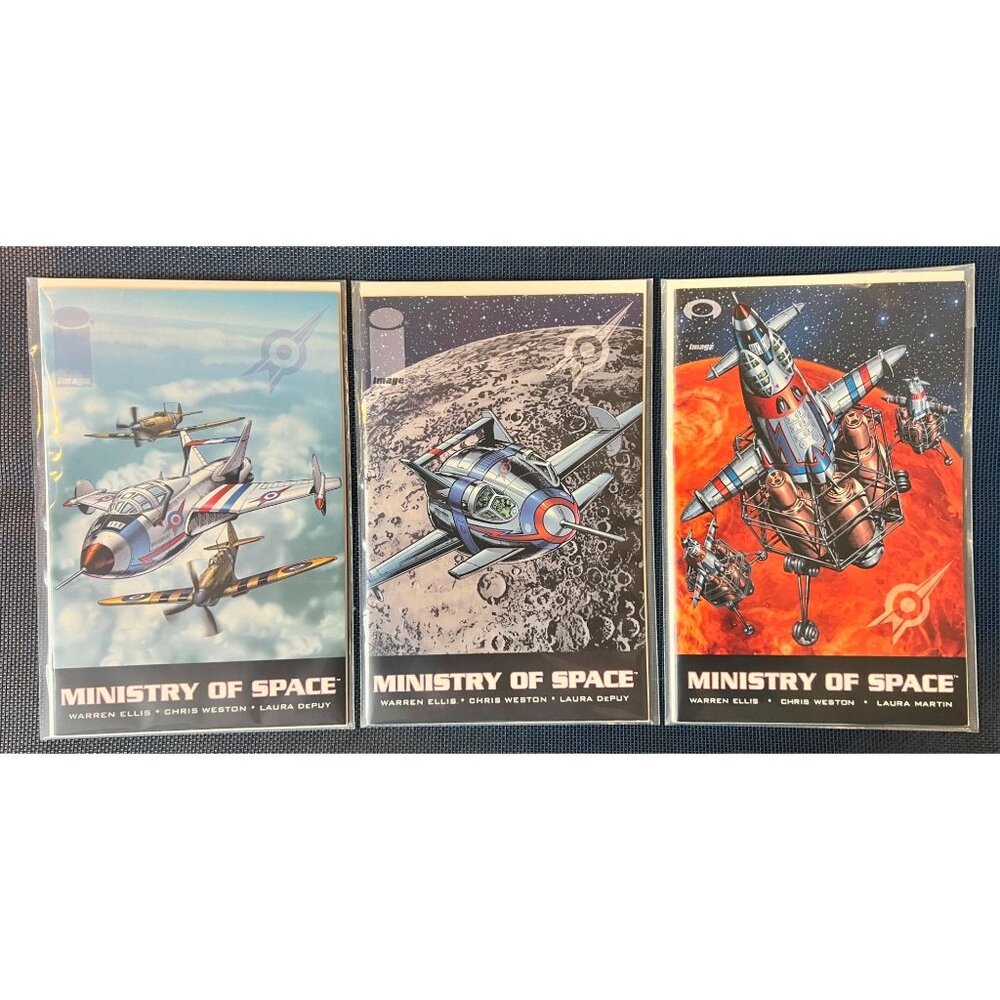 Ministry Of Space Trilogy, Image, Warren Ellis, Chris Weston & Laura Martin 2001